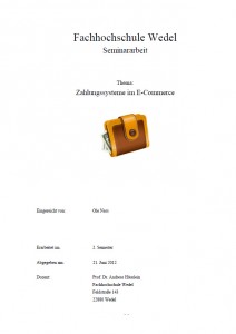 Ole Nass - Zahlungssysteme im E-Commerce