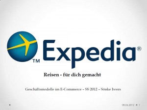 Sönke Iwers - Geschäftsmodell Expedia