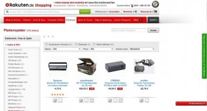 Rakuten Artikelseite