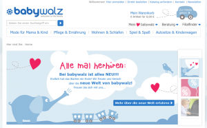 Startseite des Shops nach dem Relaunch[11]