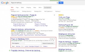 Google Flights Screenshot 1