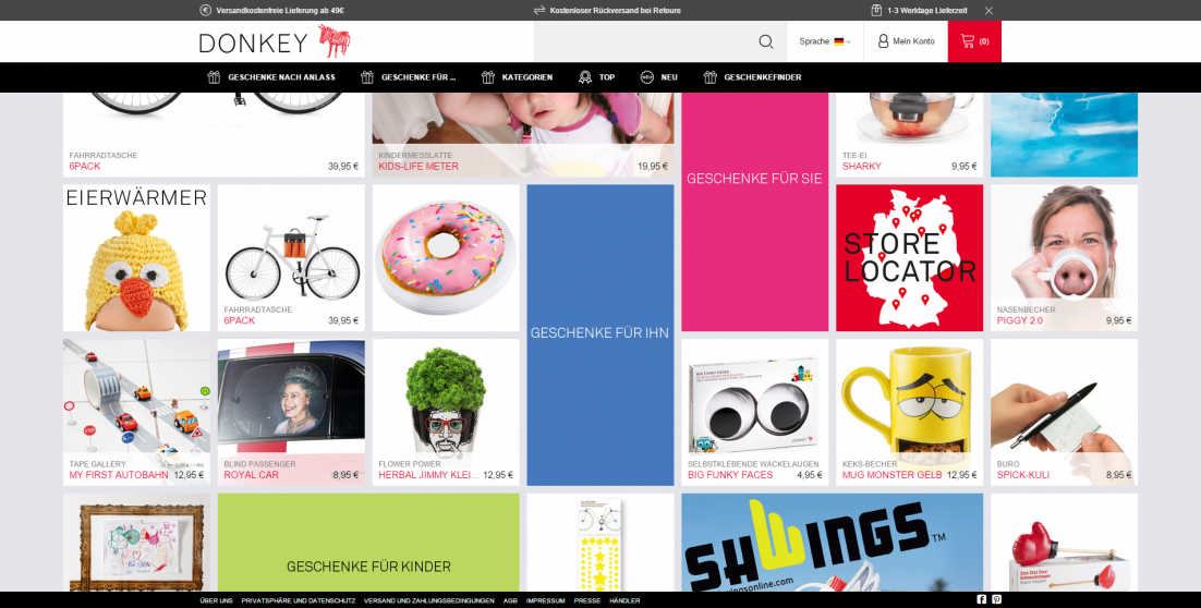 Donkey Products - Homepage