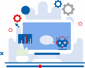 Chatbot auf einer Webseite